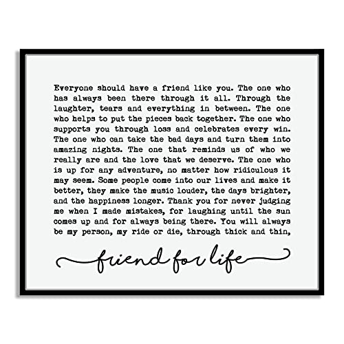 Friend For Life Beautiful Peom For Special Friend Soul Sister Gift Best Friend Gift For Friend...