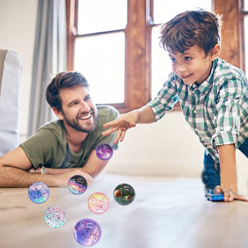 20 Pieces Bouncy Balls,32 mm Space Theme Bounce Rubber Balls,Bulk High Bouncing Balls for Kids Party Favors,Prizes,Birthdays Gift - Thumbnail 7