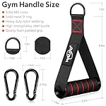 WALITO Exercise Handles, Replacement Cable Machine Attachments for Home Gym Equipment, Pulley System, Pilates, Resistance Bands, Strength Trainer, Heavy Duty Working Out Handles - Image 2