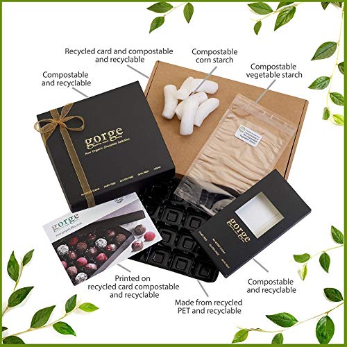 24 Organic Raw Chocolate Truffles - Classic Selection Box (No Added Sugar, dairy Free, Gluten Free, Soya Free, SuperFood Chocolate)