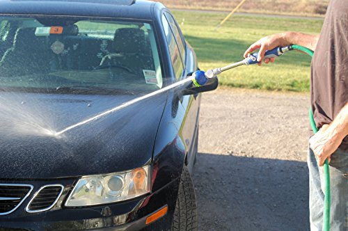 Do It Best 16 Inch Lawn And Garden Hose Nozzle Sprayer Wand With 7 Adjustable Spray Patterns, One Touch Shutoff Valve, And Easy Adjustable Head #TOP2