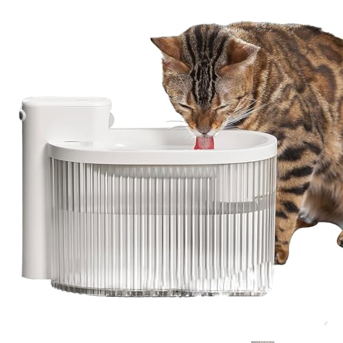 Fuente de agua inalámbrica para gato 2.5L con sensor