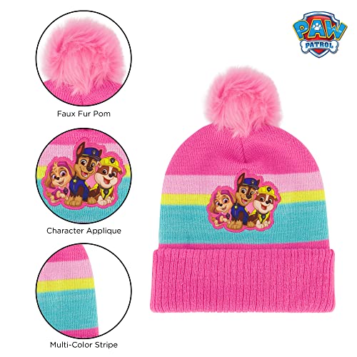 Nickelodeon Girls' Winter Hat Earmuffs and Kids Gloves Set, Paw Patrol for Age 4-73
