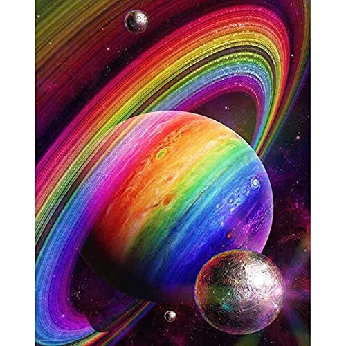 Kit Broderie Diamant 5D Planète Grande Taille 80x220cm pour Adultes