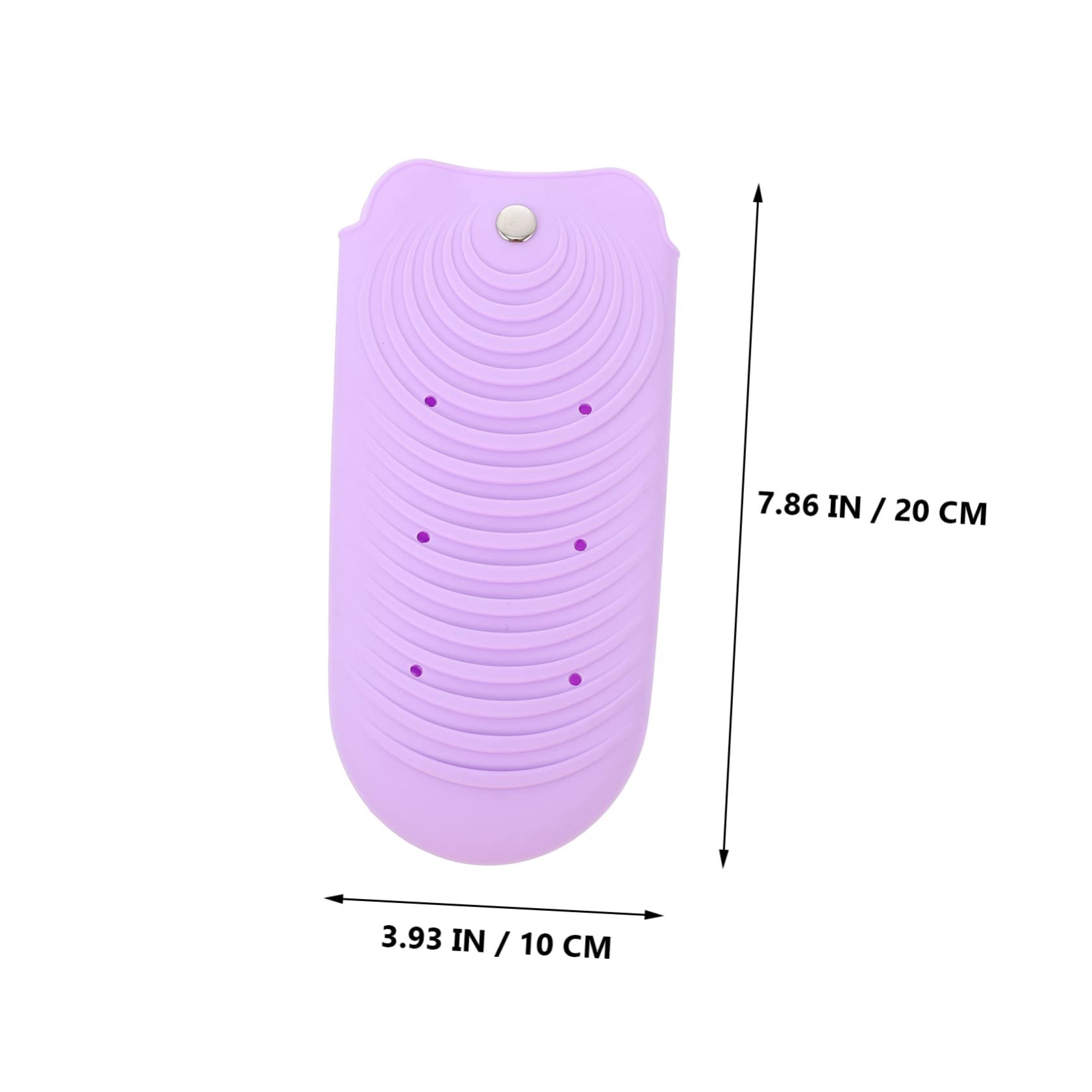 Bolsa De Silicona Pequeña Para Planchas y Rizadores Funda Aislante Térmica Antideslizante Para Viaje Protección De Herramientas De Peluquería Portátil Diseño Práctico y Seguro