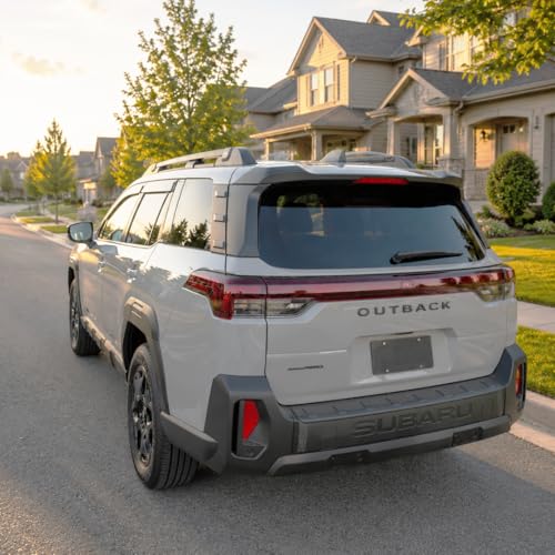 Image of 2026 2027 Tape-On Rain Guards for Subaru Outback Side Window Visor Deflectors Premium Limited Touring XT Wilderness, Durable Tinted Vent Shades