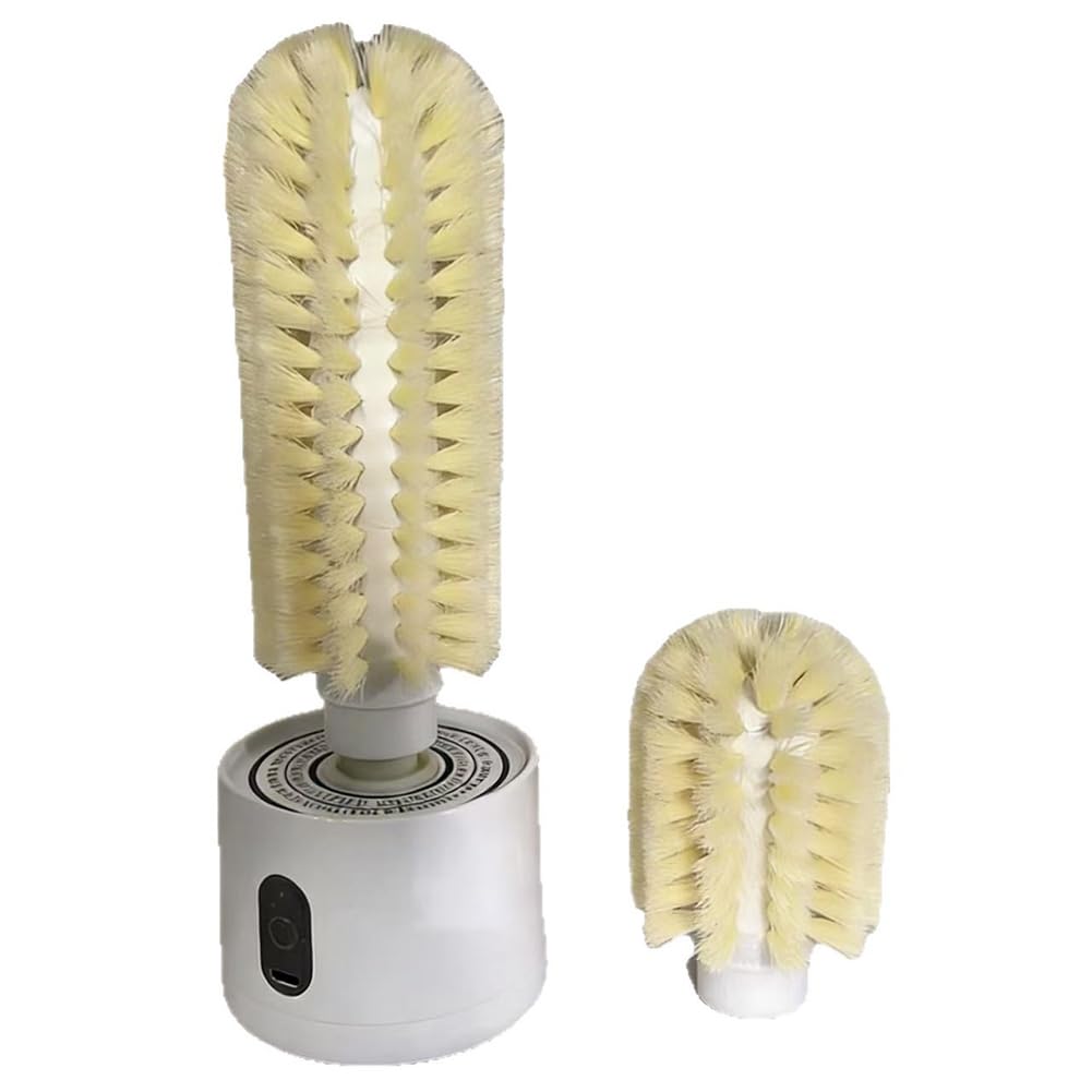 Hndhbfgrt Electric Cup Scrubber Cleaner Lazy Bottle Brush for Sink Kitchen Cleaning Brush Gadgets for Mugs, Wine Glasses