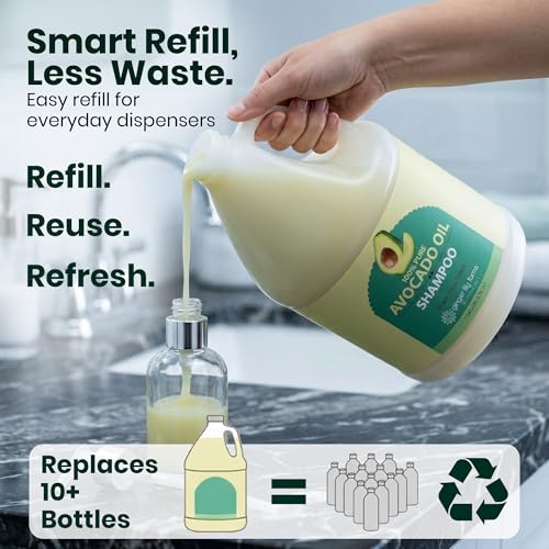 Image of Ginger Lily Farms 100% Pure Avocado Oil Shampoo, 128oz
