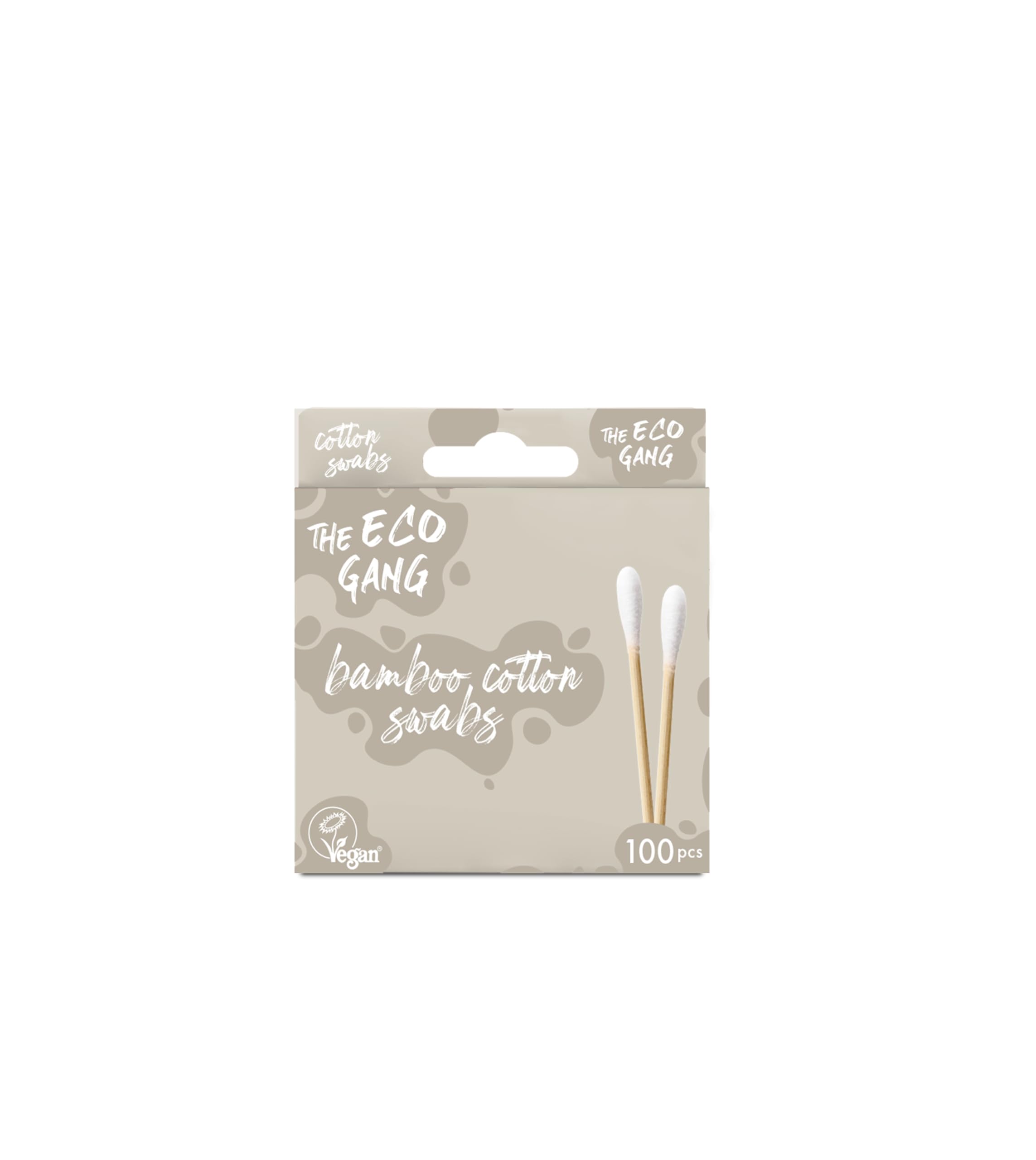 The Eco Gang - Cotton Swabs - 100pcs - White - Bambu Kulak Çubuğu 100lü Beyaz