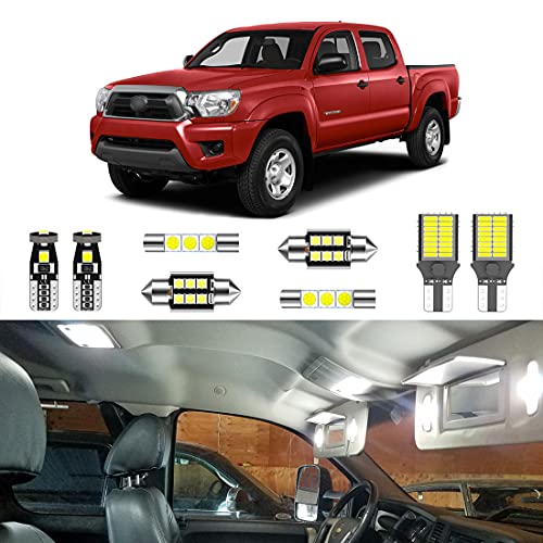 Kit de 7 luces LED blancas interiores para Toyota Tacoma 2005-2015 miniatura 1