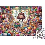Crafts Store Interior 1000 Teile Recycling-KARTON für Erwachsene Hochauflösung Druck Bonbonladen Mädchen Puzzle für Geschenke & Wanddekorationen Tolles Geschenkidee 38x26cm/1000pcs