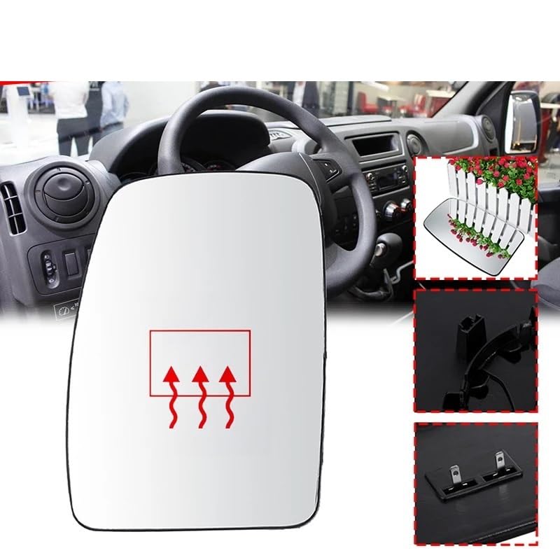 Rétroviseur de voiture chauffant pour Master et Movano 2010-2020