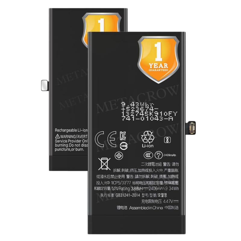 Image of Original Battery Compatible for Apple iPhone 13 Mini (A2628, A2481, A2626, A2629, A2630) - (2406mAh) - 1 Year Warranty