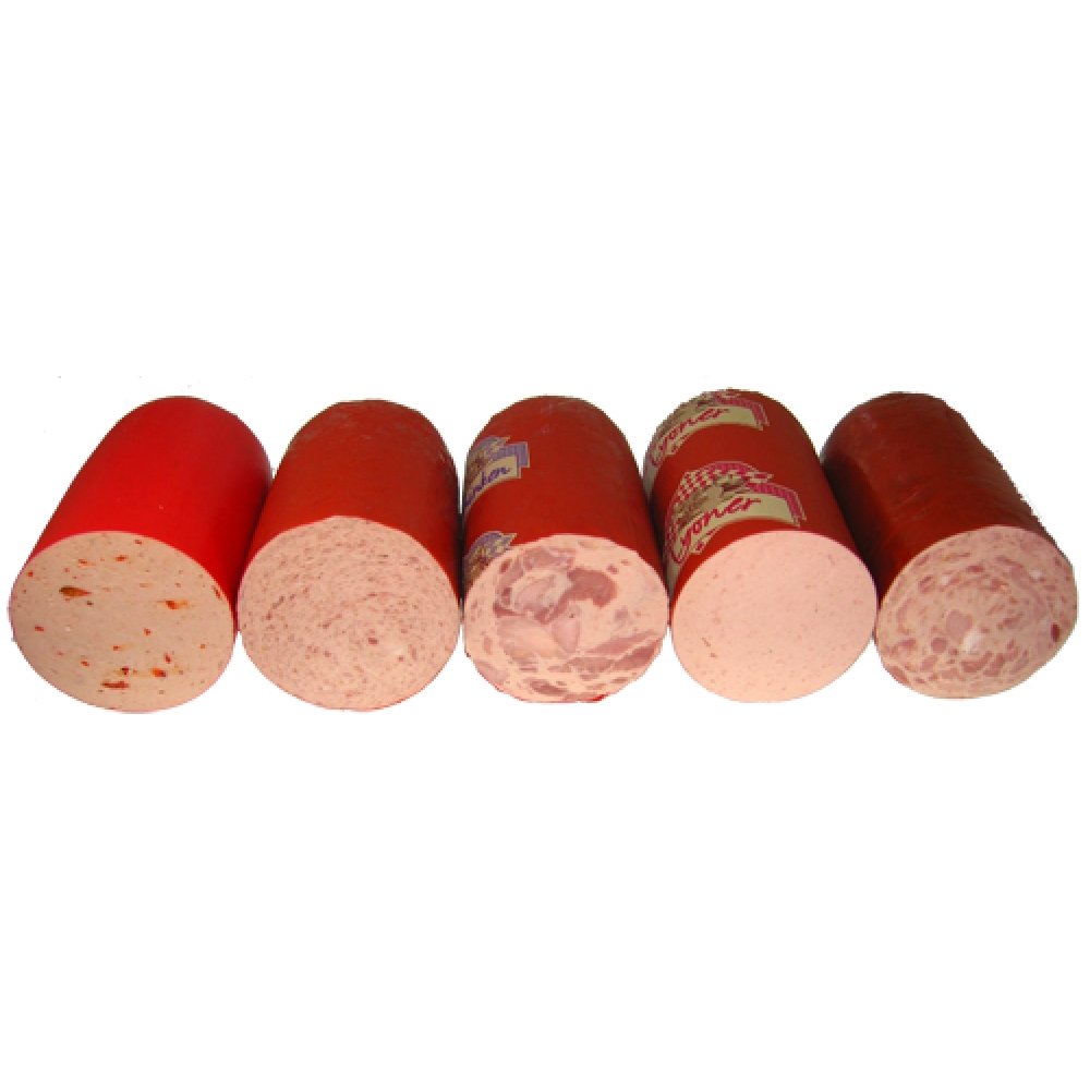 Aufschnittwurst verschieden sortiert 4 x 1/2 Wurst a ca. 1.200 g, 4.800 g