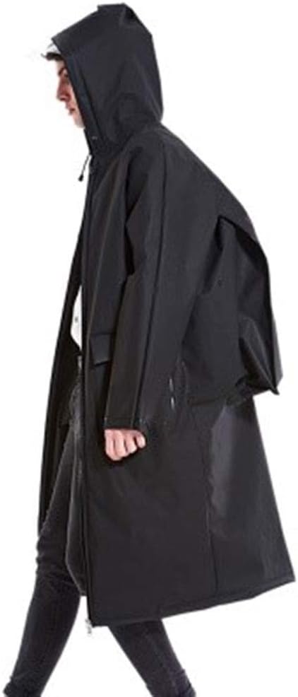 Amazon.com: Chubasquero impermeable para hombre y mujer, chubasquero  impermeable para exteriores, chubasquero de moda, para adultos y mujeres, para  senderismo, viajes, fino, largo, con cremallera, Plástico, D, L : Ropa,  Zapatos y
