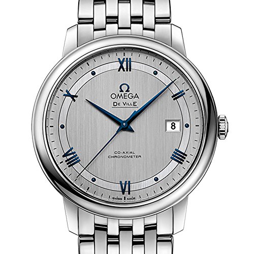 Omega Prestige Co-Axial Automatic Silvery Dial Men's Watch 424.10.40.20.02.0013