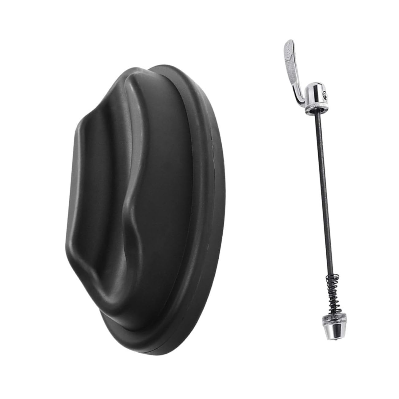 Balacoo Bike Trainer Front Wheel Block Riser Plastic Stabilizer Pad Front Wheel Riser Block for Indoor Cycling