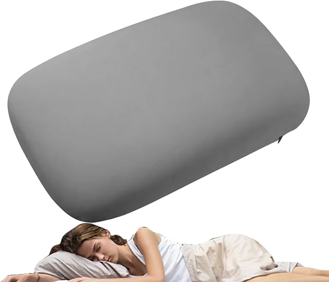 Generico Cuscino da Campeggio Supporto per Sonno | Cuscino Ergonomico in Memory Foam Leggero per Viaggi Aerei Casa Escursionismo Campeggio Attività All'aperto
