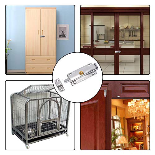 HUSZZM 2 Pezzi Bullone Serratura Porta Alta