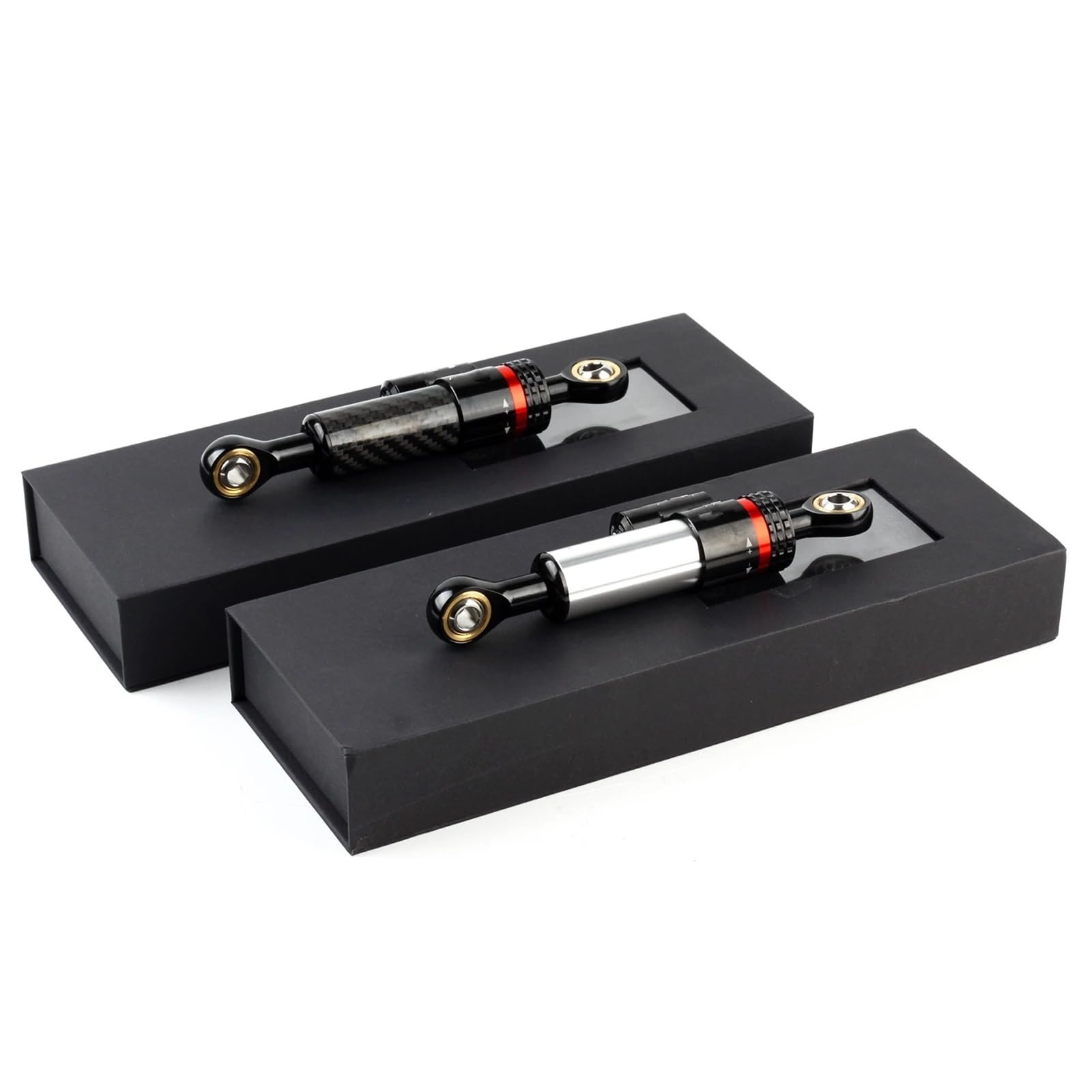 Akcesoria motocyklowe Regulowany uniwersalny amortyzator skrętu Matris z włókna węglowego 175 mm do skutera Stabilizator Amortyzatora(175mm Aluminium)