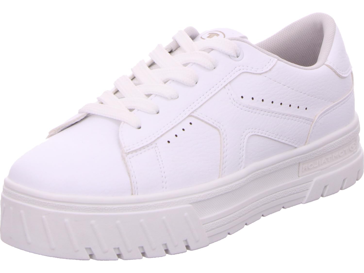 TOM TAILOR Women's 7490080009 Sneaker, White, 7.5 UK