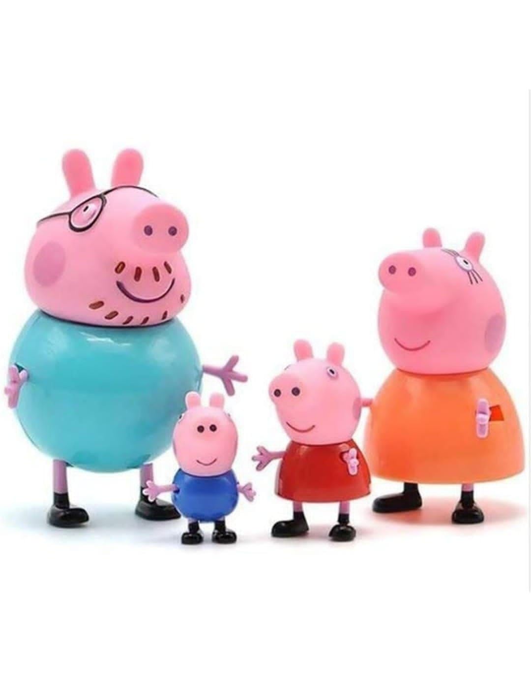 Blinkids Toys Pig Family Set of 4, Best Gift for Kids, Pig Family, George, Daddy Pig, Mommy Pig Pretend Play Set for Kids
