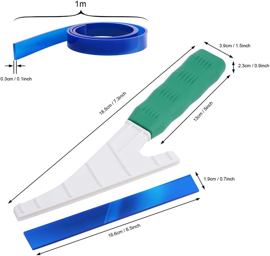Amazing 🔥 GOMAKE Stroke Doctor Rubber Squeegee for Shower, Window and Auto Glass Cleaning with 25 Inch Replacement Rubber Blades Exclusive GOMAKE Stroke Doctor Rubber Squeegee for Shower, Window and Auto Glass Cleaning with 25 Inch Replacement Rubber Blades