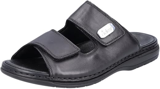 Rieker Men's 25590-25 Mules, Blacks, 12.5