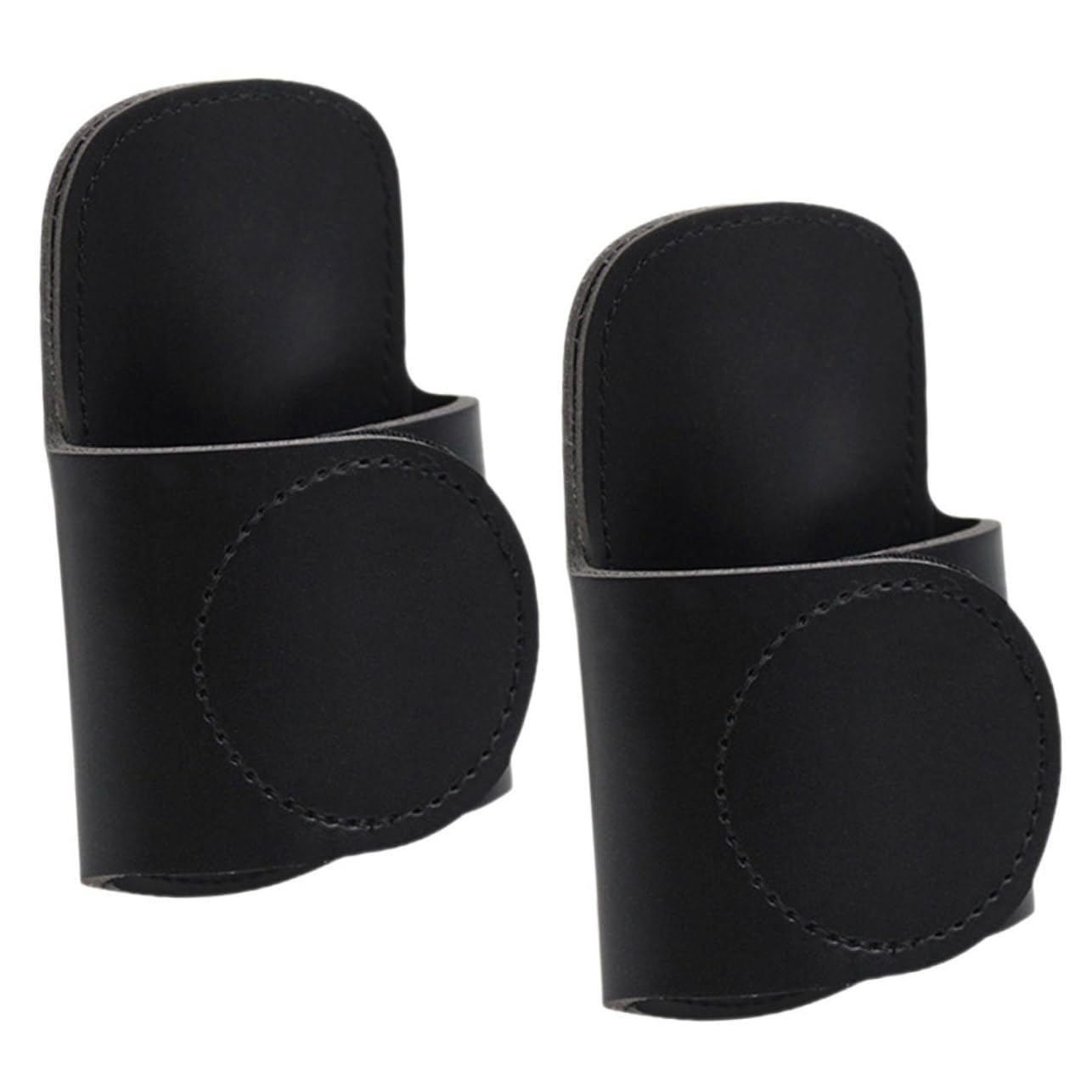 MAGICLULU 2 Series Soporte De Estetoscopio De Cuero De Protector Y Clip Para Estetoscopios Accesorio Y Portátil Para Profesionales Salud 2 Piezas*2