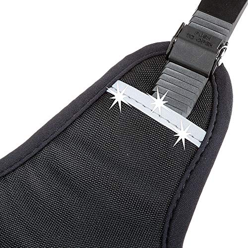 Ferplast 75467117 ERGOTREKKING P MEDIUM, Ergonomisch borstharnas voor middelgrote tot kleine honden, Zes bevestigingen met microregulatie, Zachte voering, Reflecterend, Zwart, M - Image 7