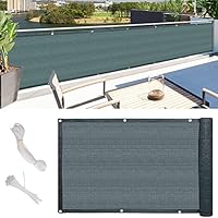 Balkonscherm Balkonafdekking 90 x 430 cm 100% HDPE Ondoorzichtig met