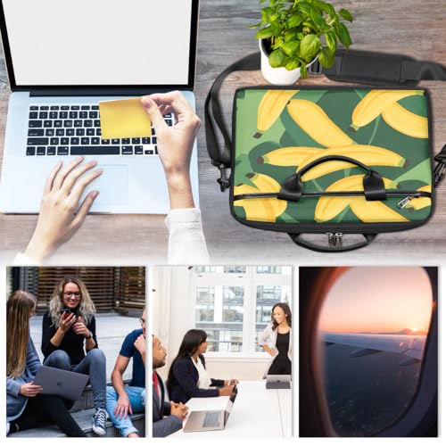Funda para laptop 15 pulgadas con estampado hojas amarillas miniatura 2