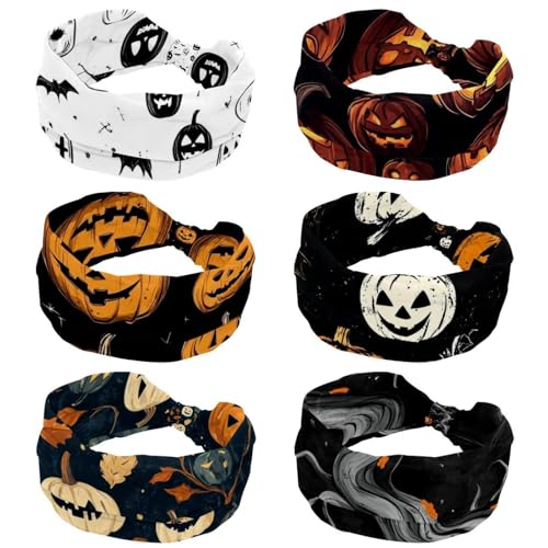 Bandeaux larges pour femme avec nœud torsadé anti-glisse lot de 6 turbans confort