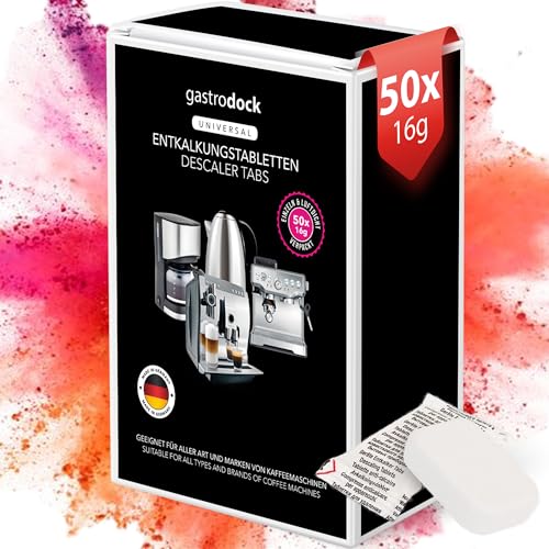 [50x] Entkalkungstabletten für Kaffeevollautomaten und Kaffeemaschinen MADE IN GERMANY | Kompatibel...