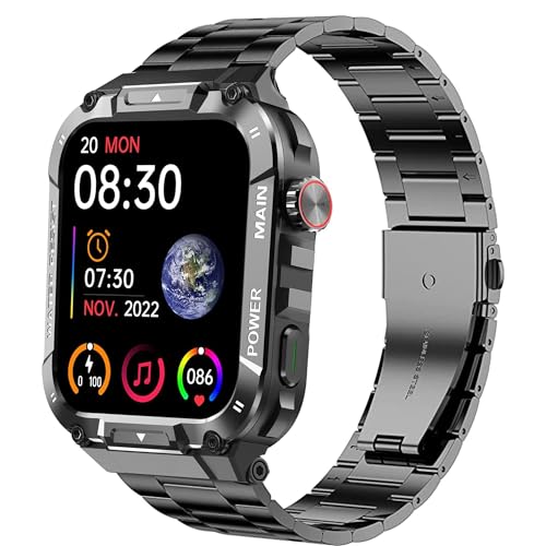 Lamshaw Compatible For Hvlgmrc Military Smart Watch Band cover