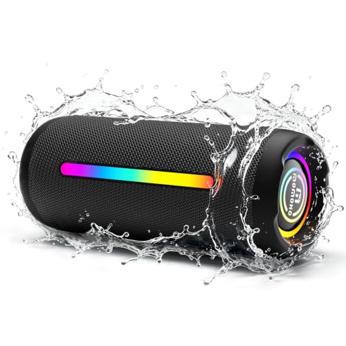 Portable Bluetooth Speaker, IPX7 Waterproof Wireless...