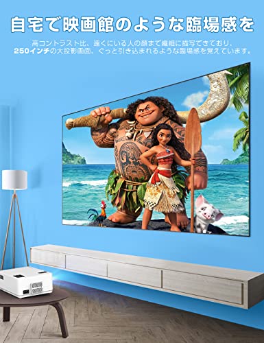 DBPOWER プロジェクター M