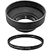 55MM UV Filter + 55mm Rubber Lens Hood for Nikon AF-P DX NIKKOR 18-55mm F3.5-5.6G VR Lens, Be A Pro - 55 mm Ultraviolet Filter & 55 mm Lens Hood, 55mm Rubber Lens Hood - Shop Smart!