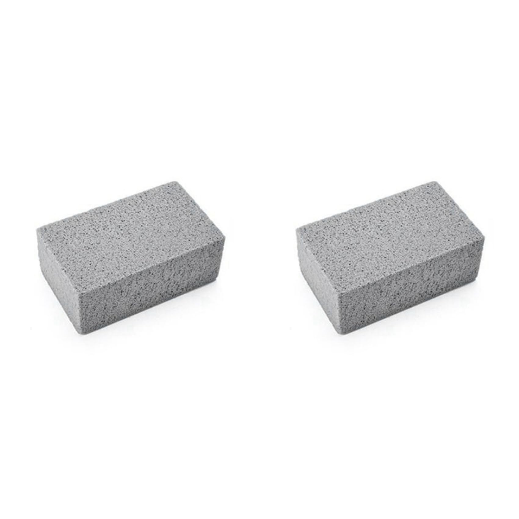 Hndhbfgrt 2X BBQ Grill Cleaning Brush Brick Block Barbecue Cleaning Stone Pumice Brick for Barbecue Rack Outdoor Kitchen BBQ Tools