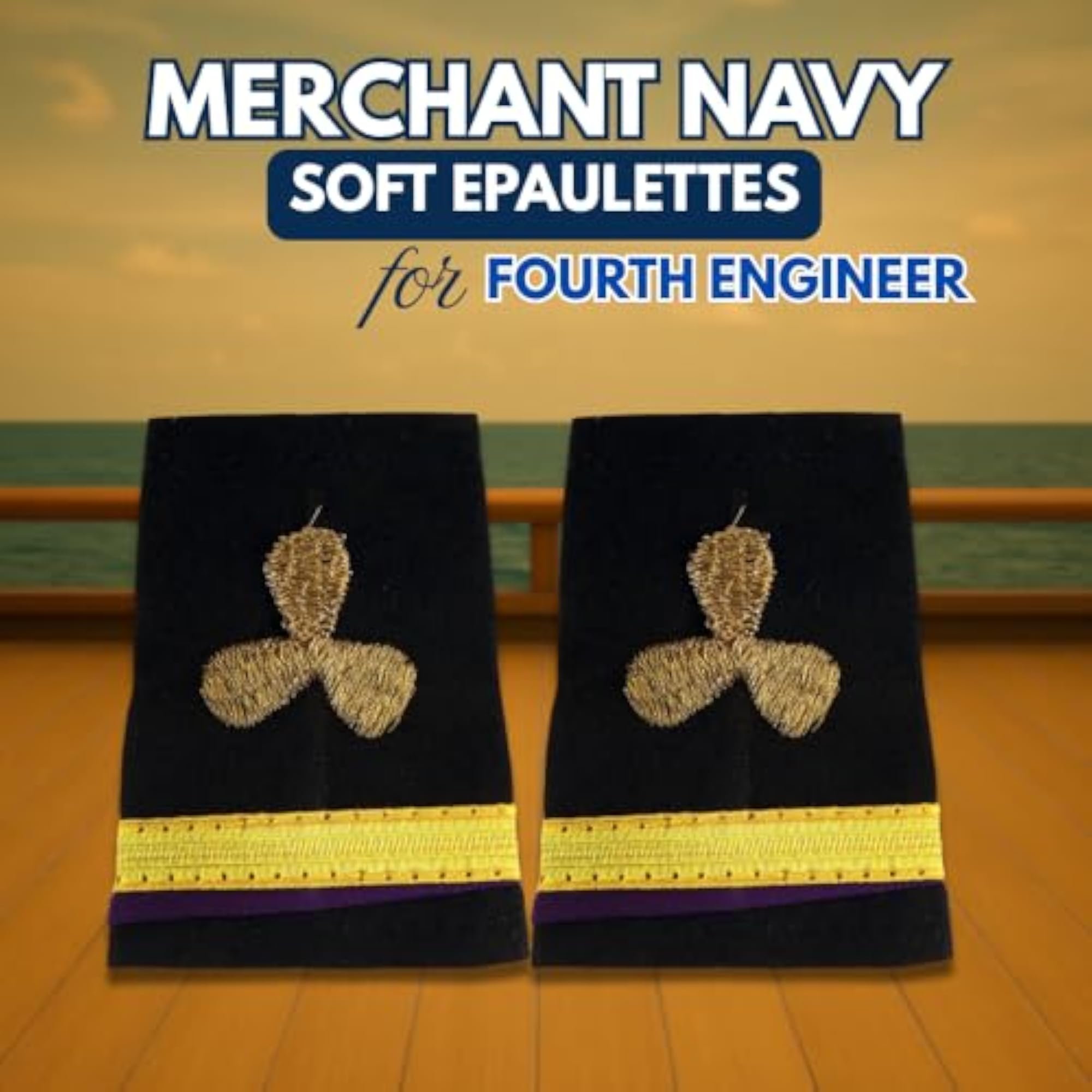 Soft Epaulettes with Propeller, Uniform Accessory
