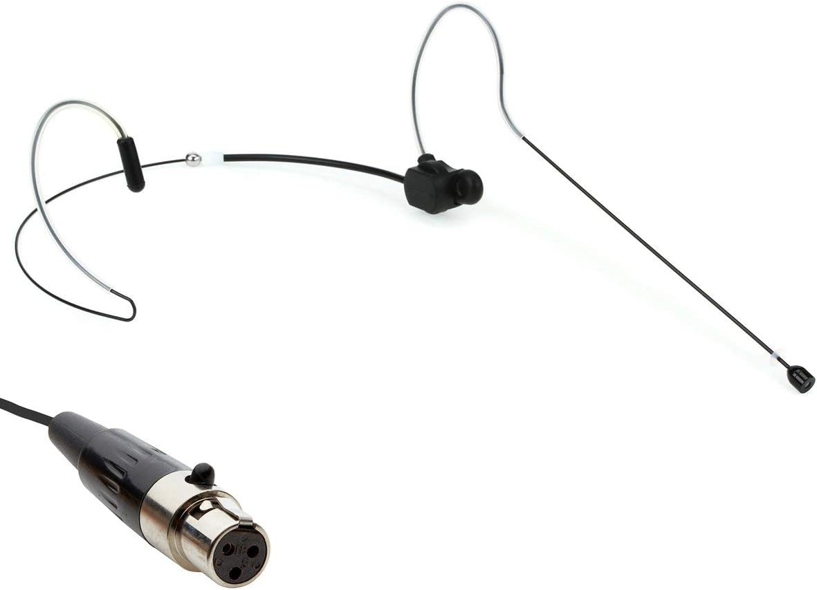 Airwave Technologies HSD-Slim Clip System T3 Black │Dual Ear Headset Microphone (T3 - Airwave, Samson, Compatible, Black)
