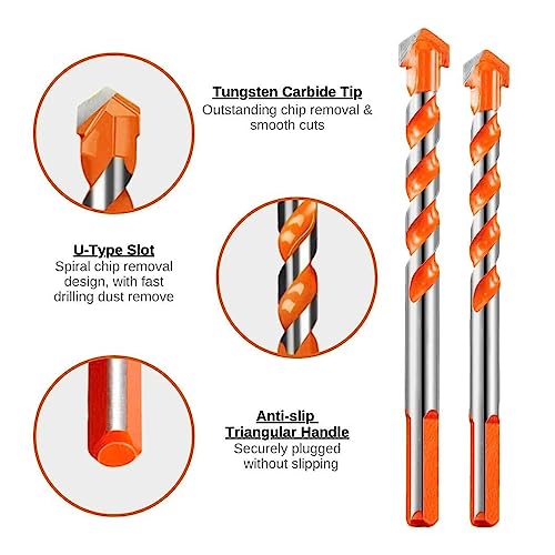 Juego de 5 brocas para cerámica y vidrio 6 mm miniatura 3