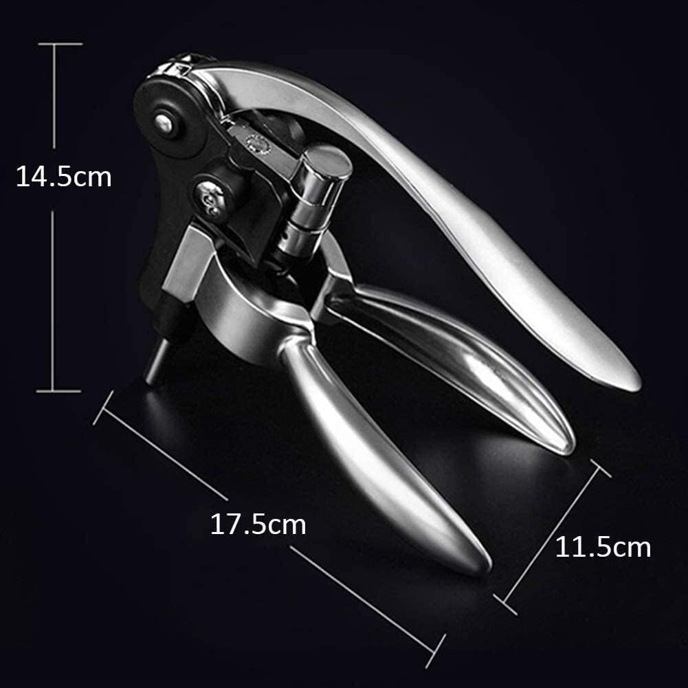 Multifunctional Corkscrew,Handheld Corkscrew,Lever-Arm Rabbit Corkscrew Premium Wine Bottle Opener with Foil Cutter