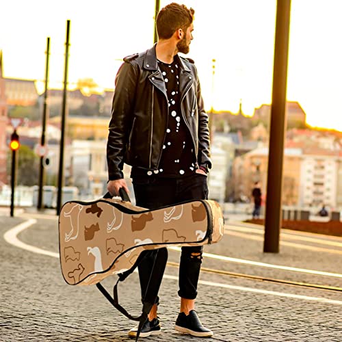 Hondank Housse de transport étanche pour guitare avec bandoulière réglable Motif animaux mignons, Multicolore 03., 42… - Les Beatles, Paul McCartney, John Lennon, RIngo Starr, George Harrison Hondank Housse de transport étanche pour guitare avec bandoulière réglable Motif animaux mignons, Multicolore 03., 42… – Image 7
