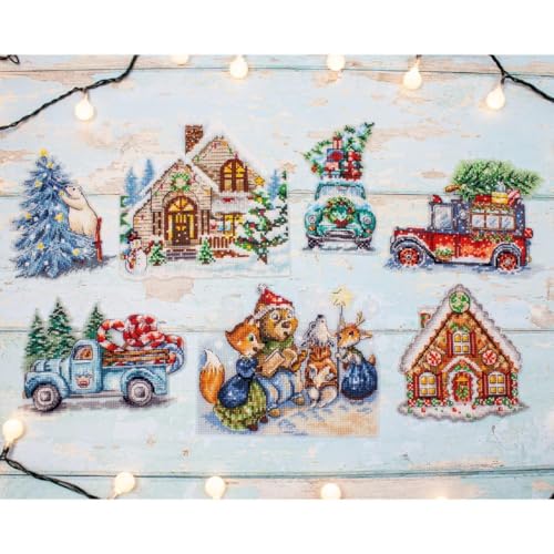Kit broderie point de croix Letistitch Noël n° 3 : créez facilement vos décos de fêtes
