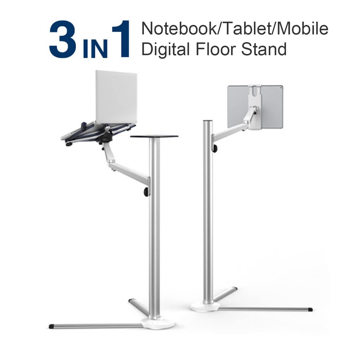 Supporto da pavimento digitale 3 in 1 for ufficio/studio/visione