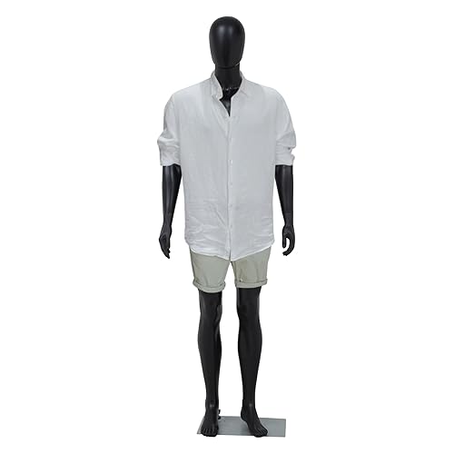 Miniatura 2 de Kinfant Maniquí Masculino de Cuerpo Completo - Modelo de Cuerpo Masculino Desmontable de 72.8" con Base de Metal, Maniquí para Venta al Detalle con