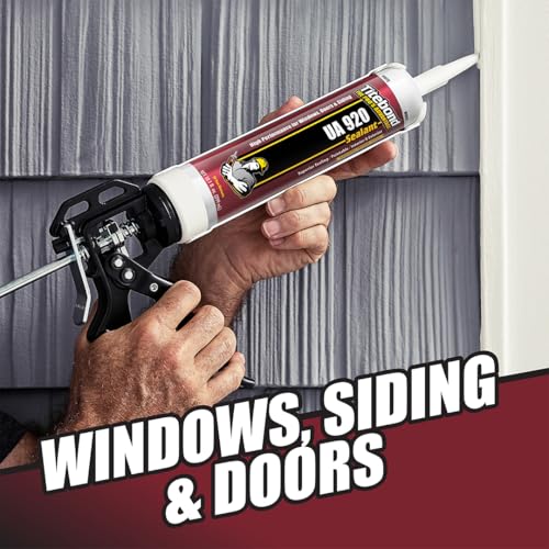 Image of Titebond UA 920 Sealant, Dark Brown - Urethane Acrylic Elastomeric Caulk, Crackproof & Flexible, UV Resistant, Paintable in 1 Hour, Interior & Exterior Use - 10.1 Oz, 87111