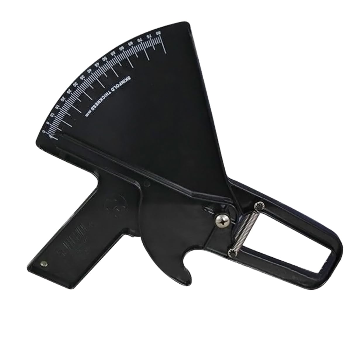 Mobestech 2pezzi Caliper Plicometro Per Misurazione Grasso Corporeo Tester Di Spessore Cutaneo Inossidabile Per Uomini e Donne Nero