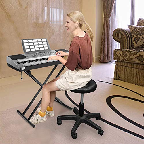 Support pour clavier électrique Portable et réglable en hauteur Support d’orgue électronique Pliable Support de clavier de piano Style X support clavier x Support de piano, Noir - Les Beatles, Paul McCartney, John Lennon, RIngo Starr, George Harrison Support pour clavier électrique Portable et réglable en hauteur Support d'orgue électronique Pliable Support de clavier de piano Style X support clavier x Support de piano, Noir – Image 5